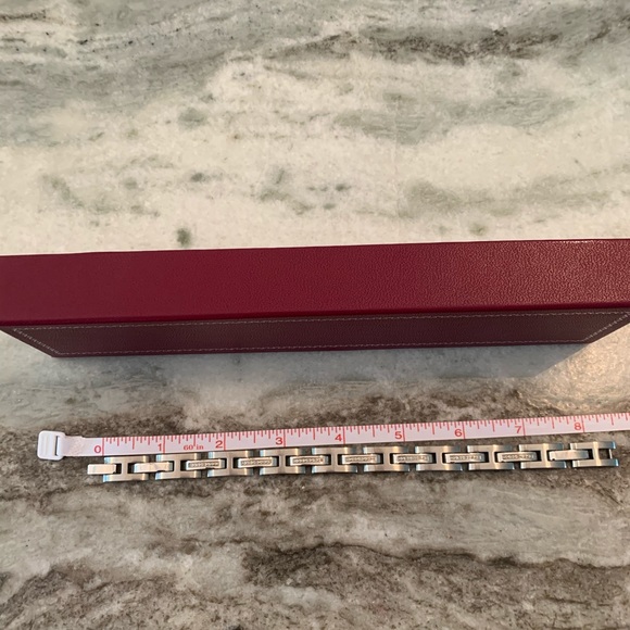 Men’s Diamond bracelet in stainless steel - Picture 2 of 8